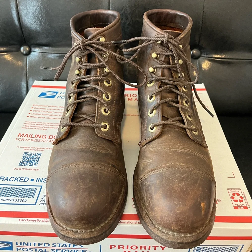 Chippewa x LL Bean Katahdin Iron Works Cap Toe Boots